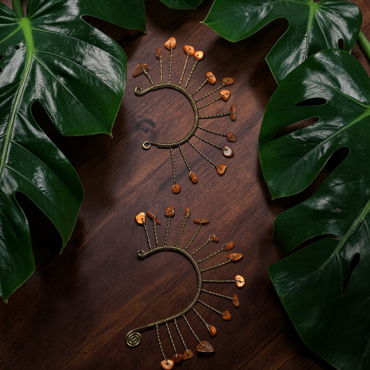 AdornHer “Golden Ember” Ear Cuff