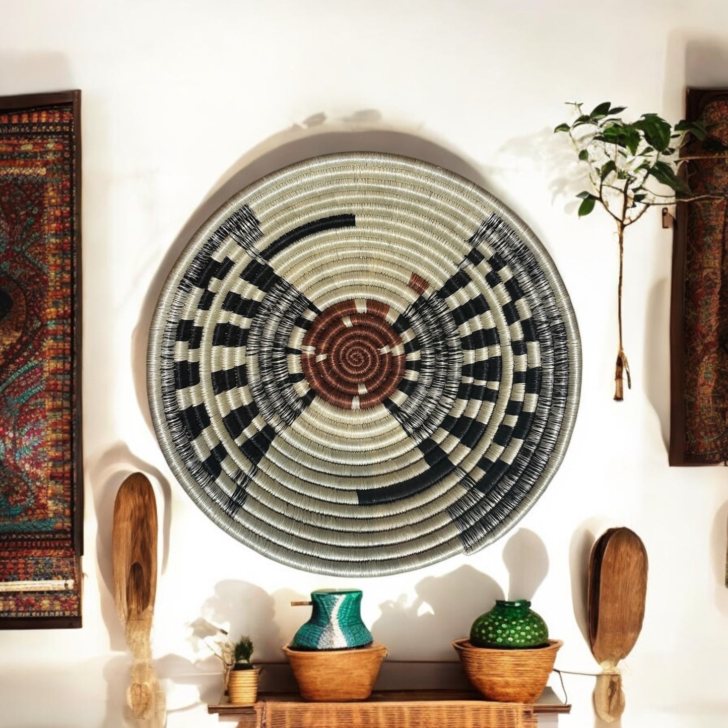Unity Spiral Woven Basket