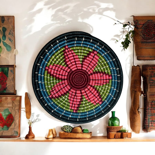 Floral Radiance Wall Mat