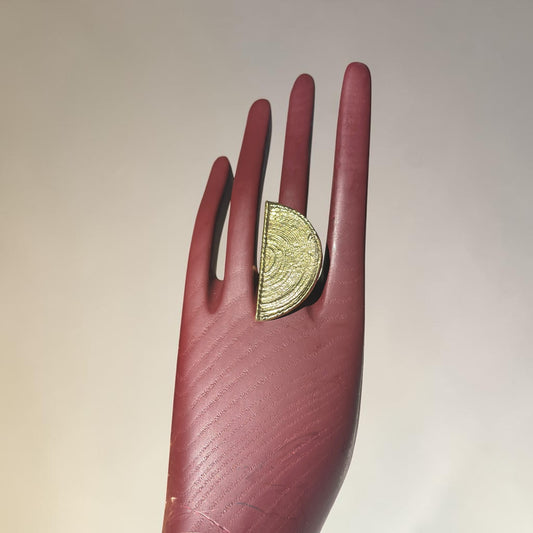 Solstice Arc Brass Ring