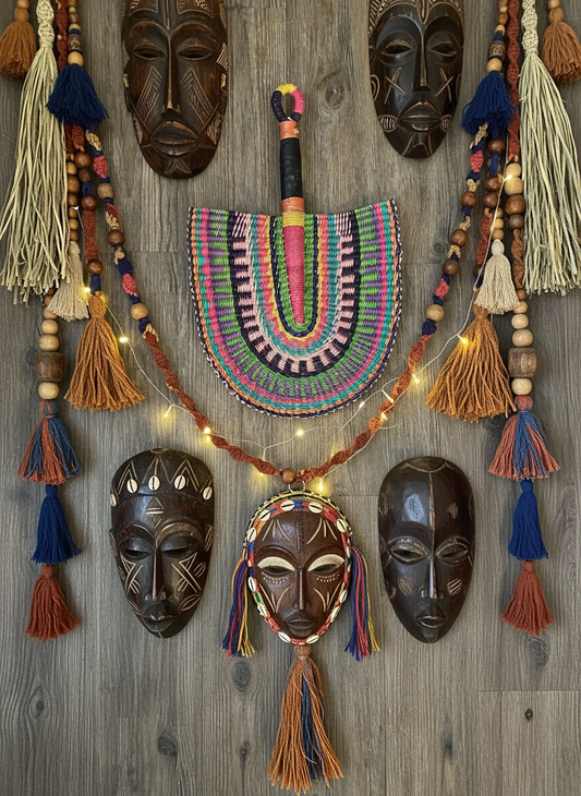 Woven African Fan – 54