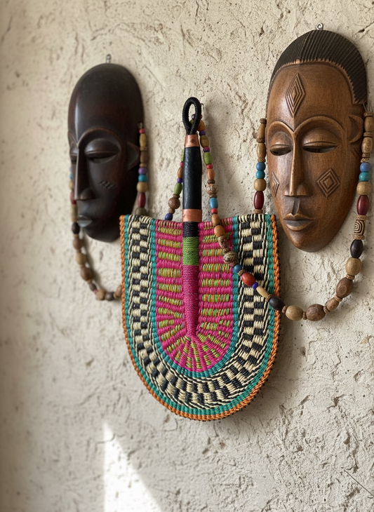 Woven African Fan – 06