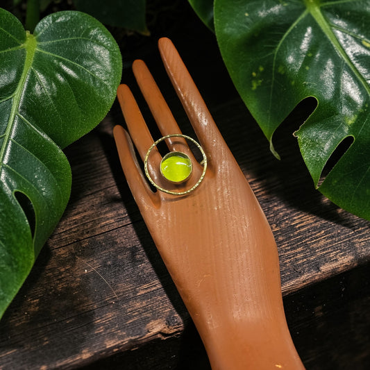 Solar Halo Brass Ring