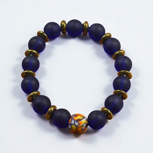 🪶 “Royal Eclipse” Bracelet