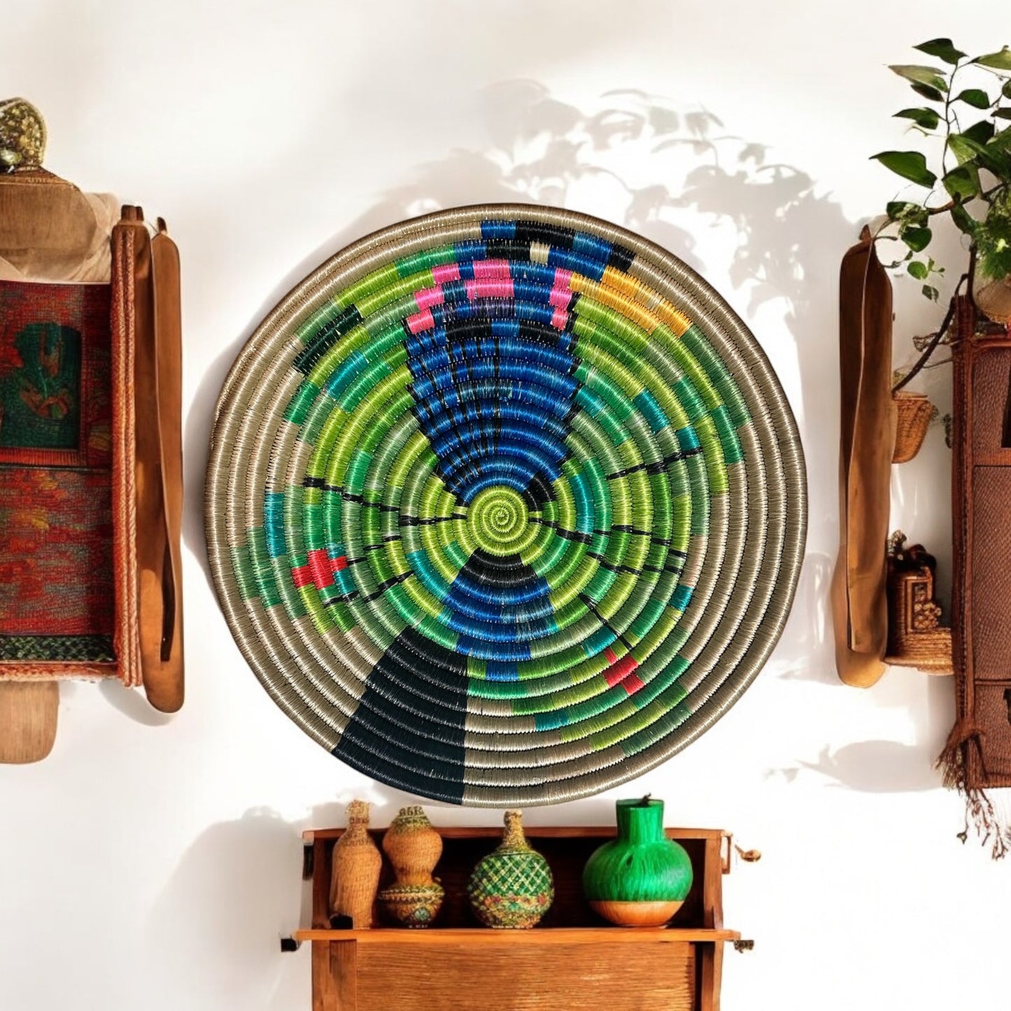 Buzzing Harmony Woven Basket