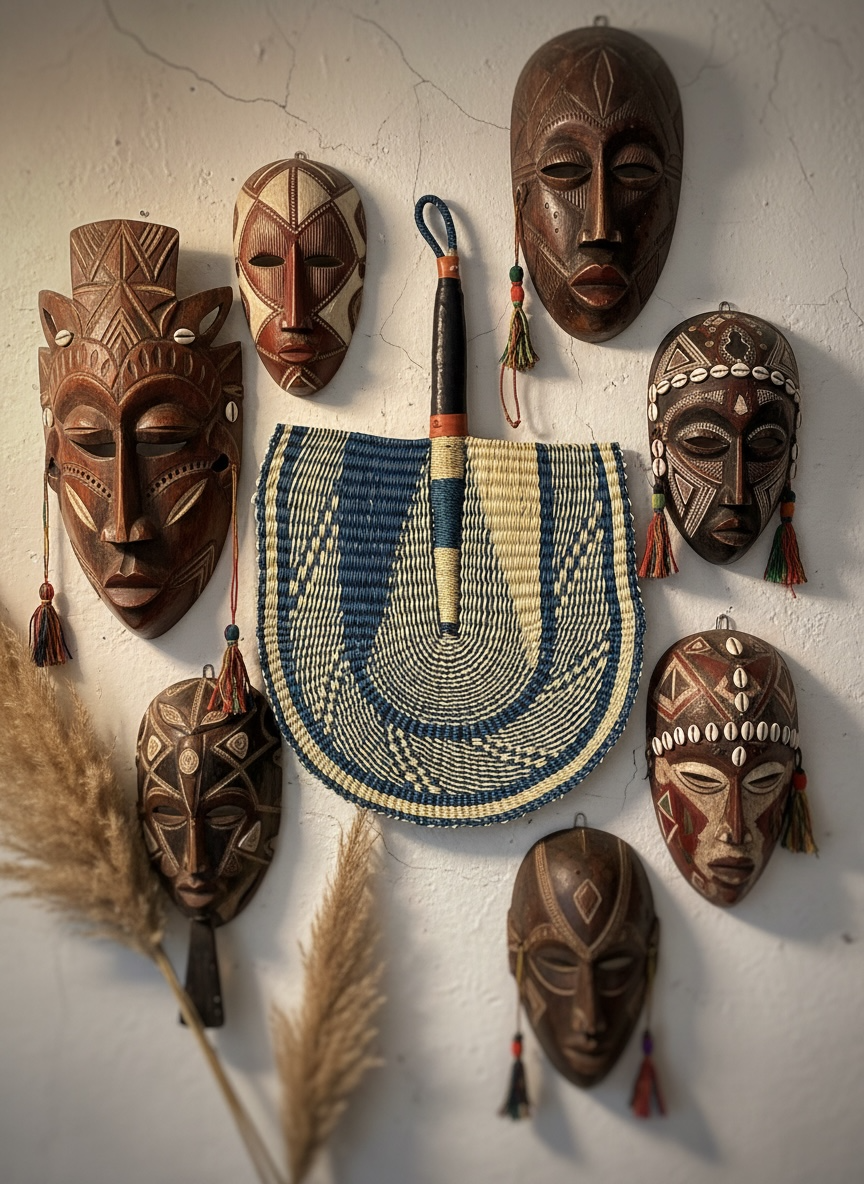 Woven African Fan – 32