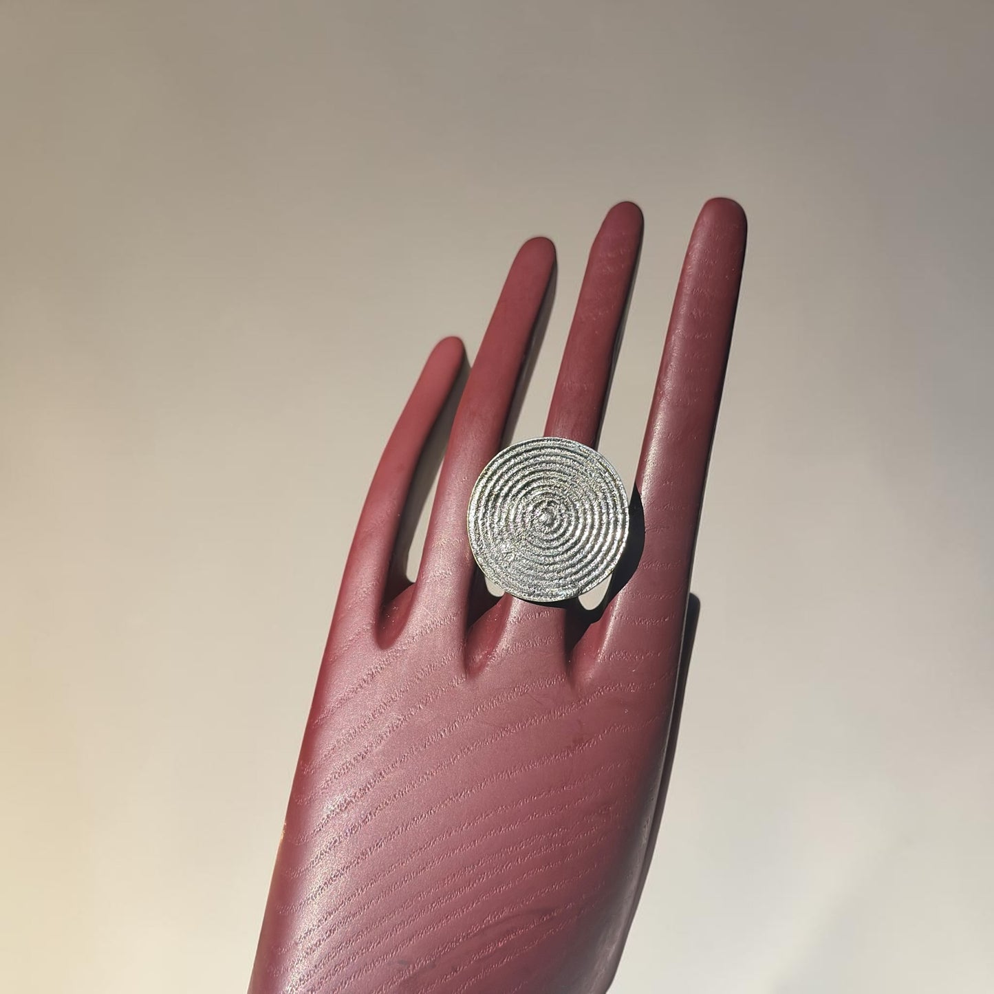 Silver Spiral Journey Ring