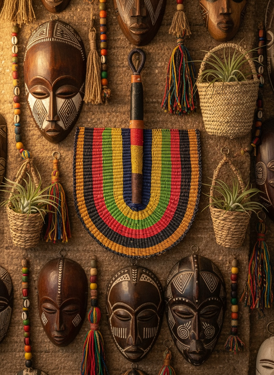 Woven African Fan – 29