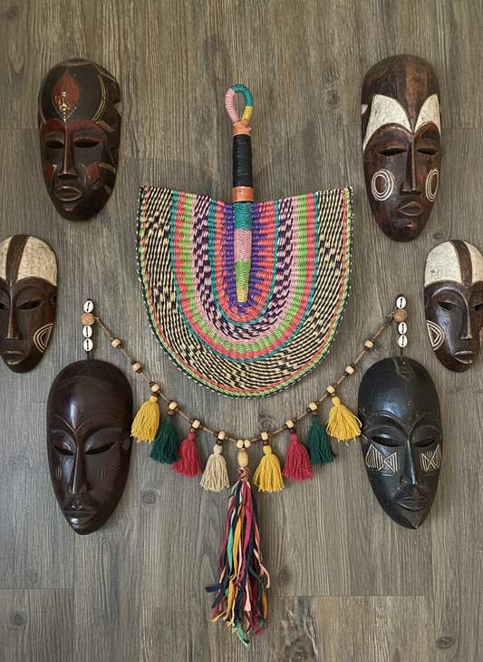 Woven African Fan – 42
