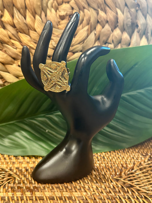 Uzuri: Kenyan Craftsmanship Brass Ring