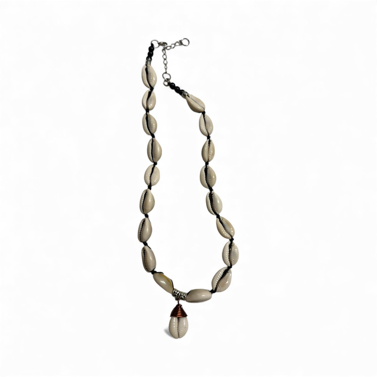 Cowrie Essence Drop Necklace