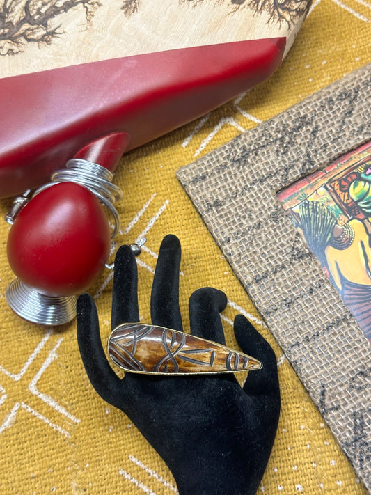 Brown Masked Ring
