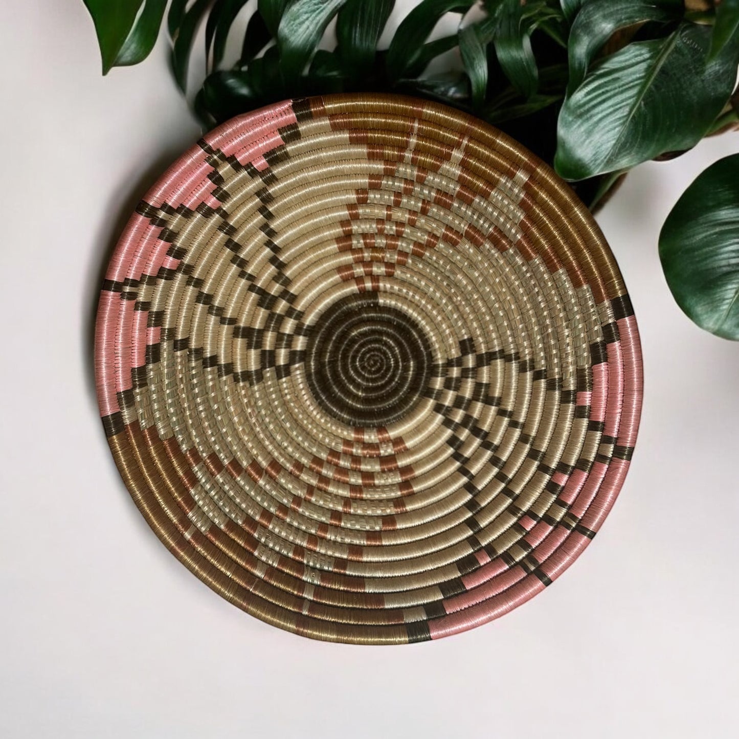 Blush Harmony Woven Basket
