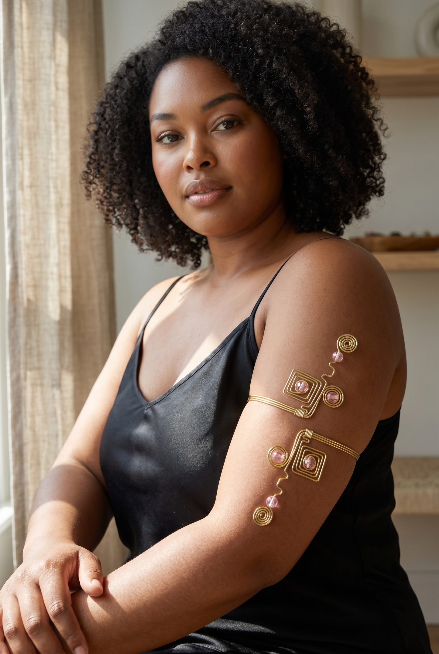 Blush Harmony Arm Cuff