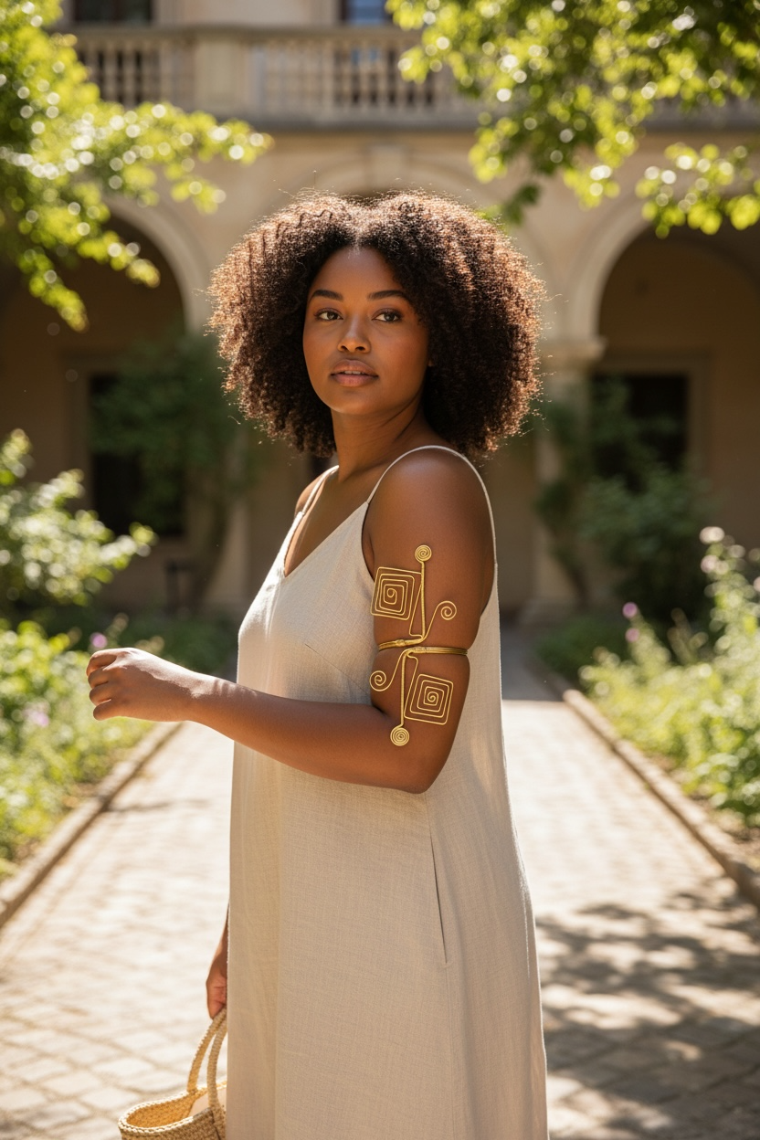 Sacred Geometry Arm Cuff