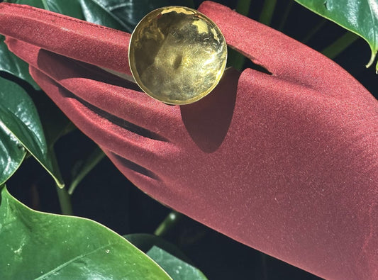 The Beauty of Imperfection Brass Ring