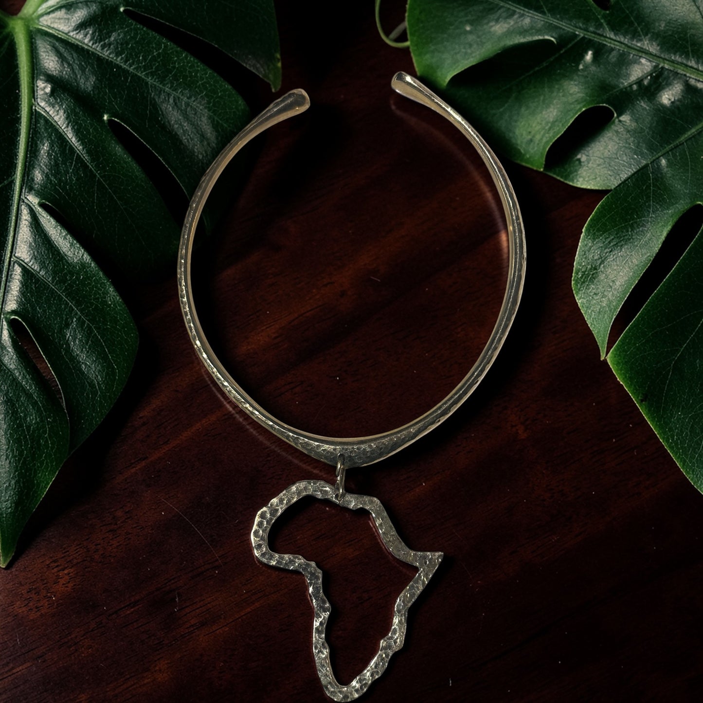 Rooted in Africa Brass Necklace