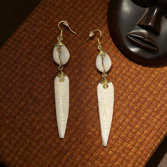 Ivory Ancestral Spirit Earrings