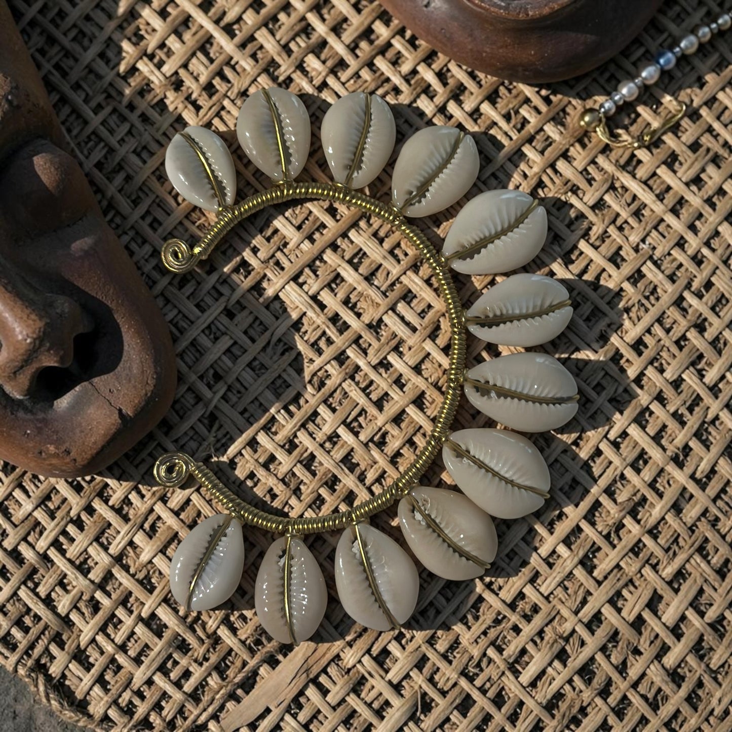 AdornHer “Cowrie Halo” Ear Cuff (Dual Wear)