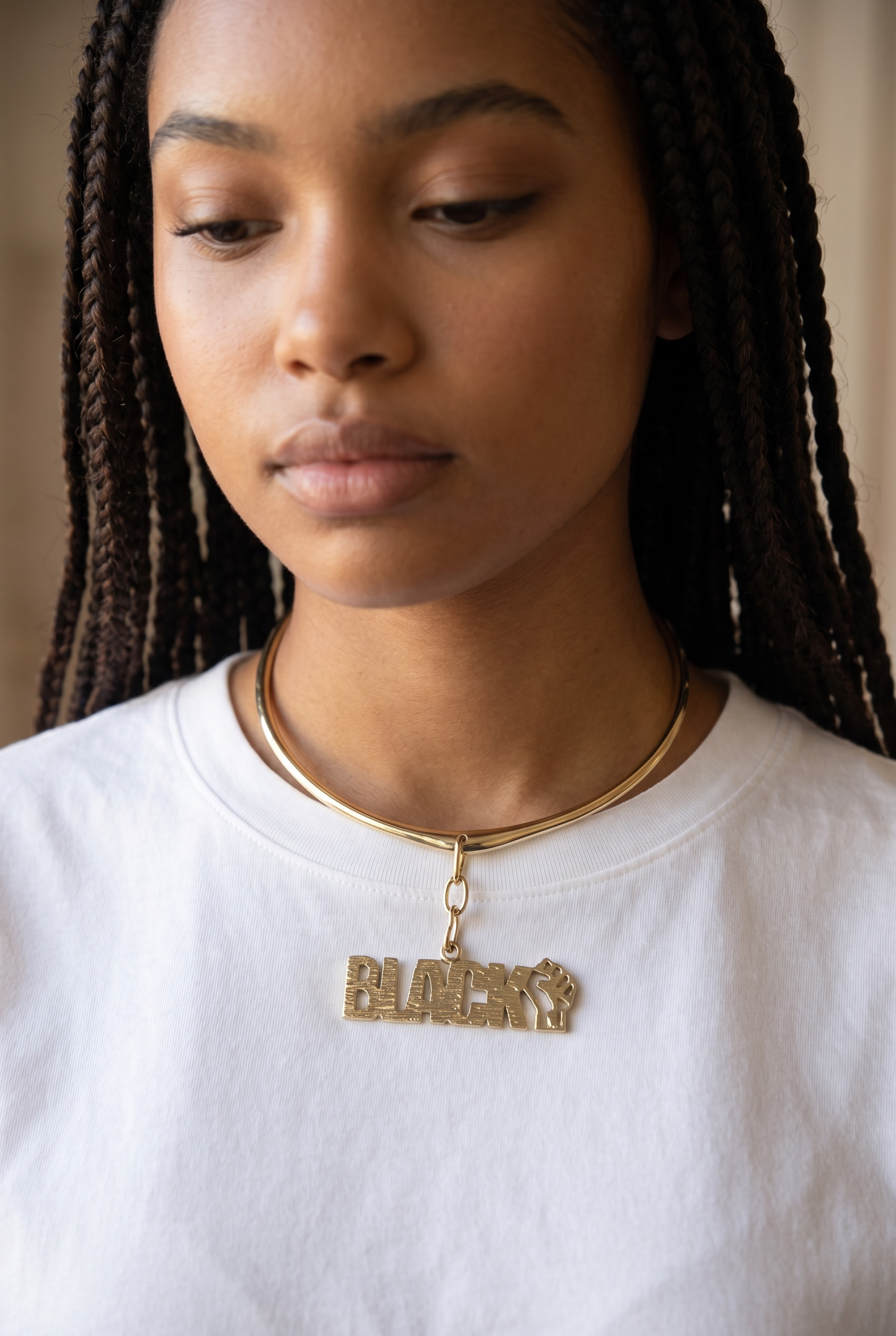 The Uprising Brass Necklace (Exclusive Design)