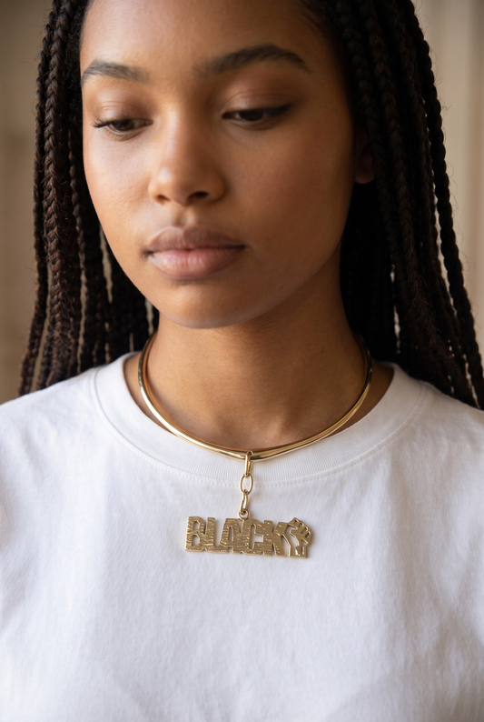 The Uprising Brass Necklace (Exclusive Design)