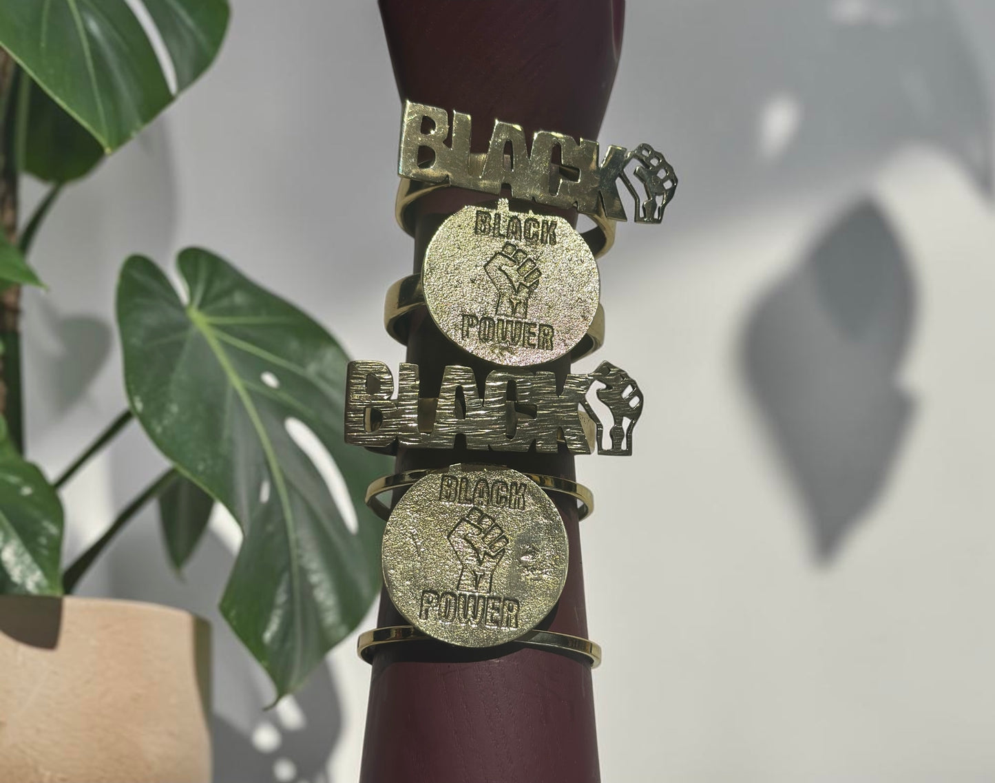 The Declaration Brass Cuff