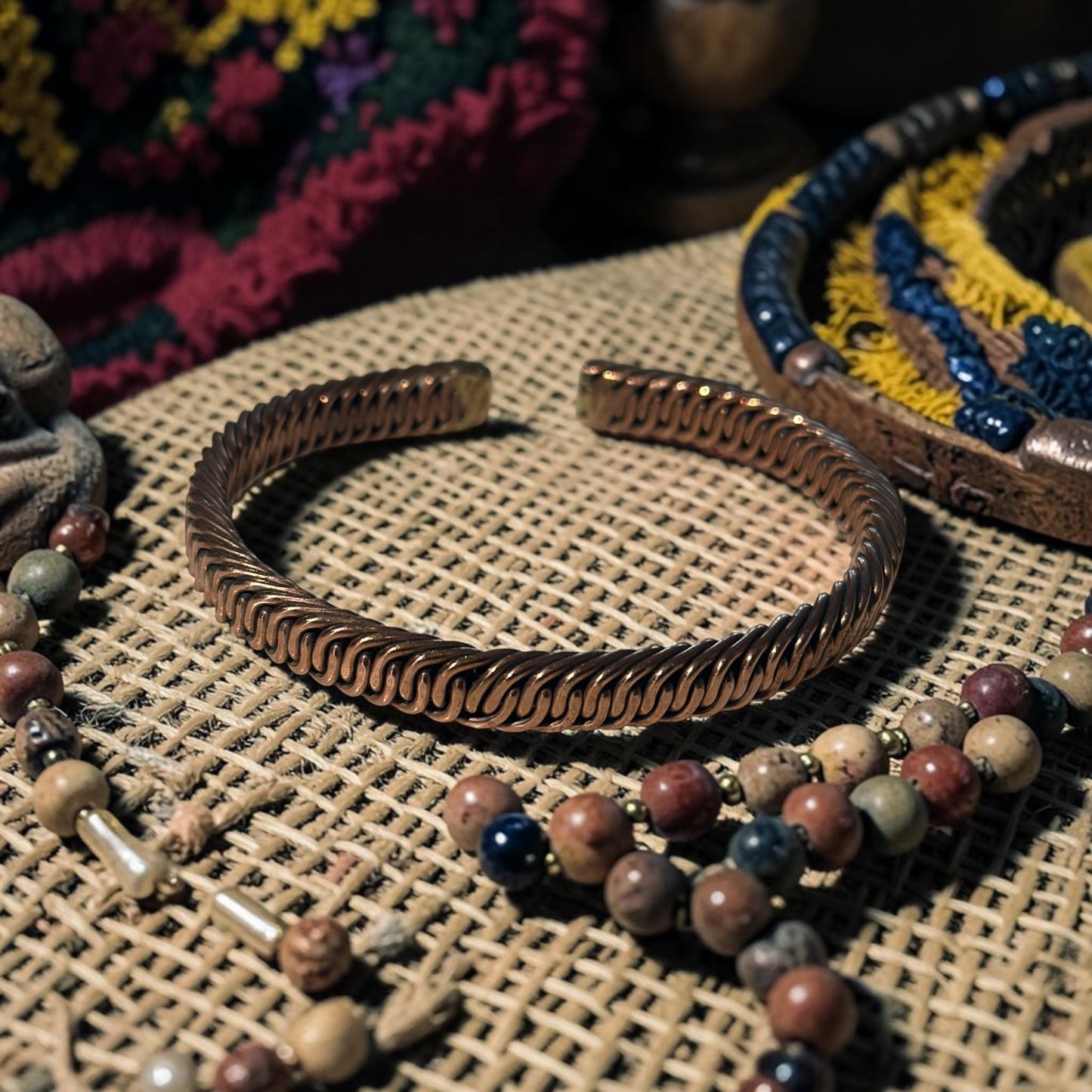 Woven Legacy Copper Bracelet