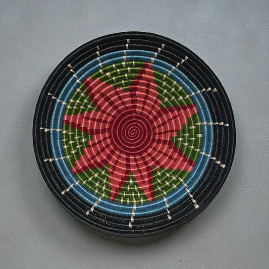 Star Bloom Radiance Woven Basket