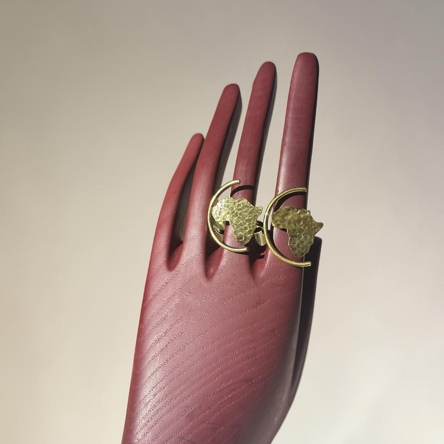 Motherland Embrace Brass Ring