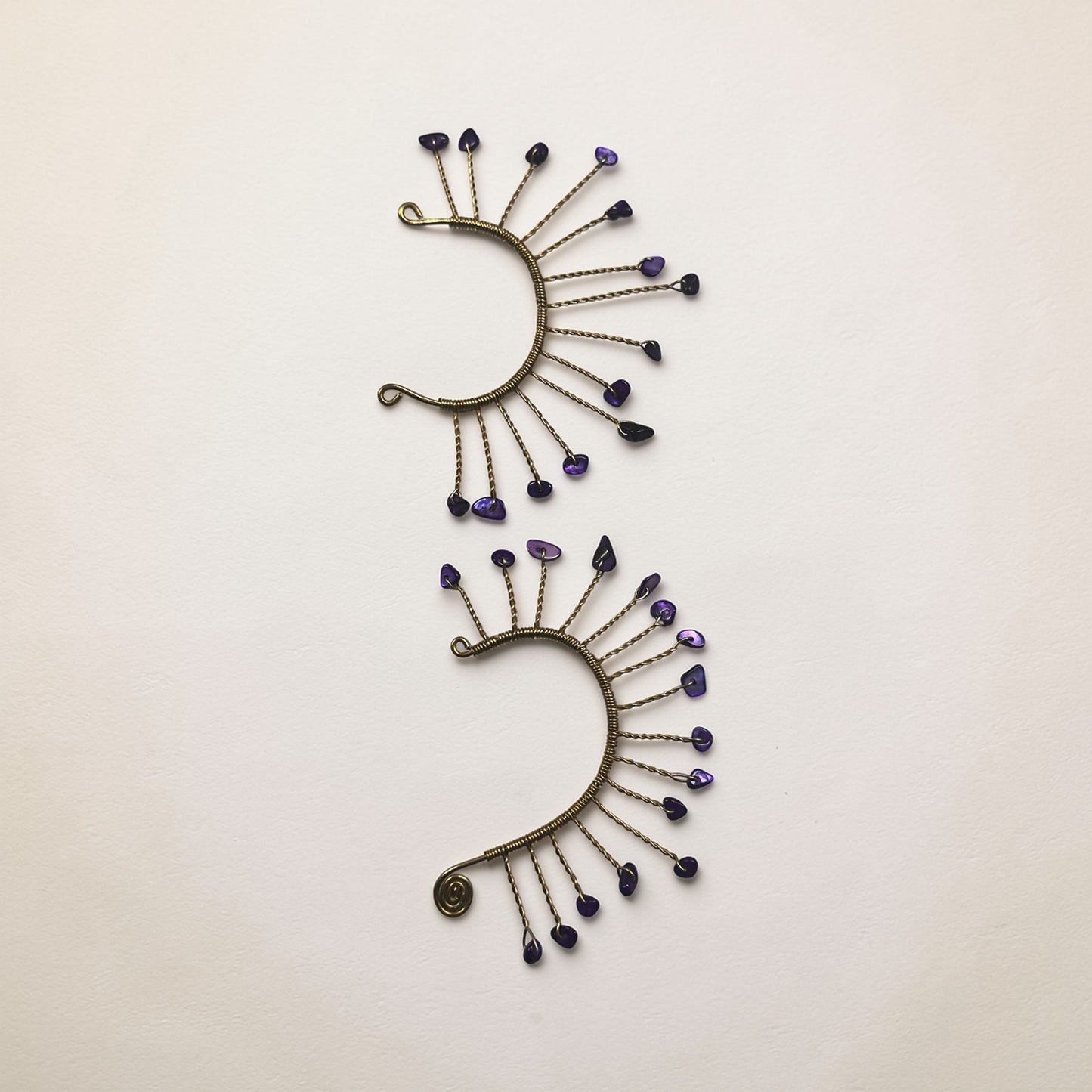 AdornHer “Royal Amethyst Aura” Ear Cuff