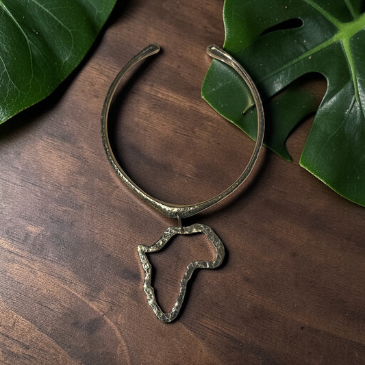 Motherland Connection Brass Necklace