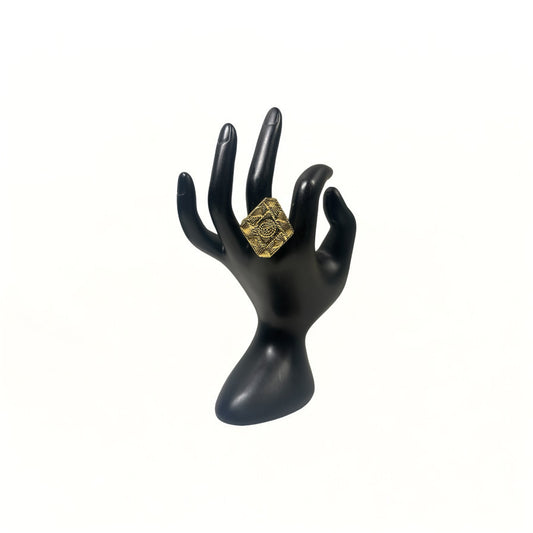 The Sacred Rhombus: Ancestral Pathways Ring