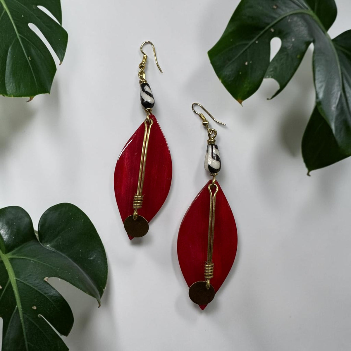 The Color of My Courage Earrings ❤