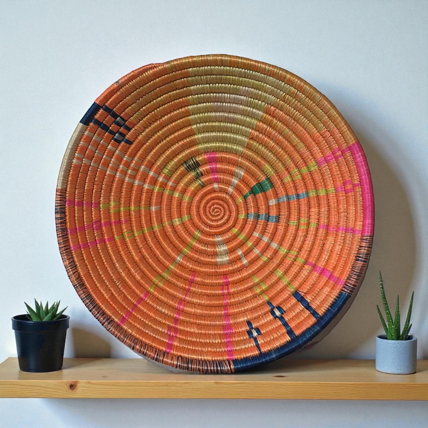 🌺 Sunset Serenade Woven Basket