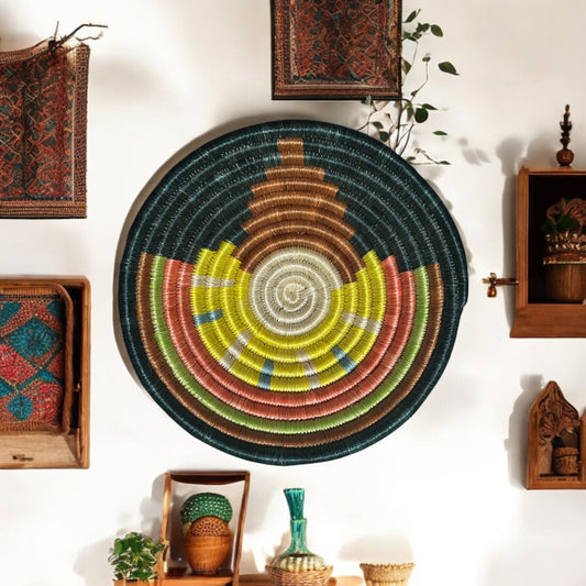 Sunlit Embrace Woven Basket