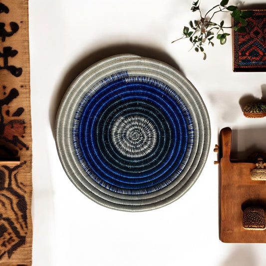 Ocean Whisper Woven Basket