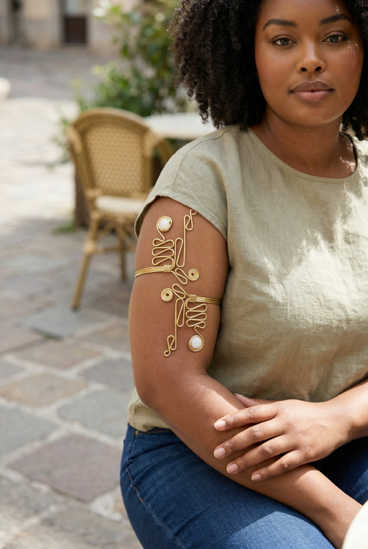 AdornHer Ethereal Flow Arm Cuff