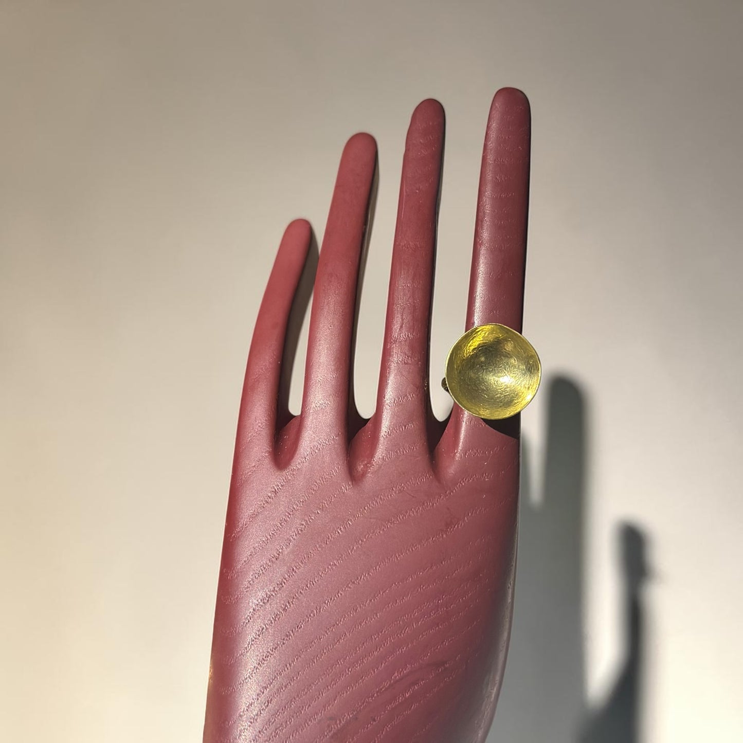 Radiant Halo Brass Ring