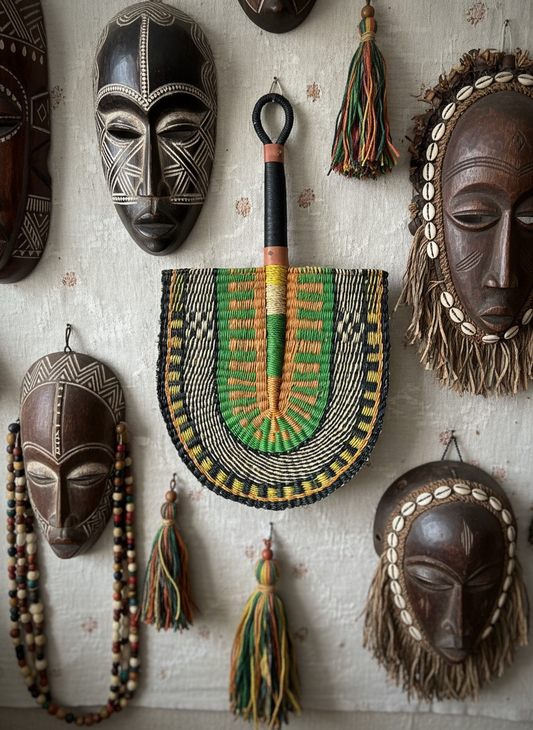 Woven African Fan – 37