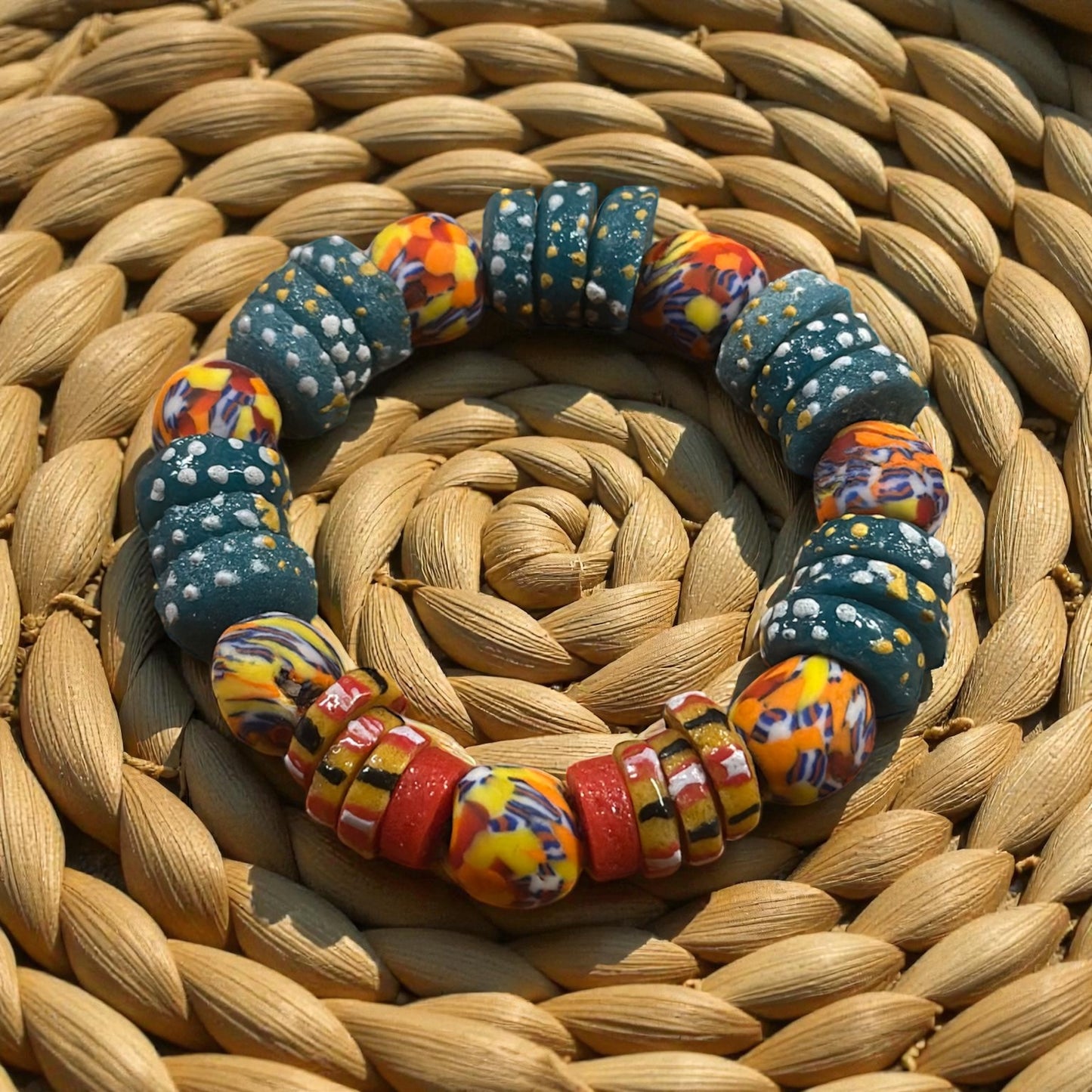 🌍 “Ocean Ember” Bracelet