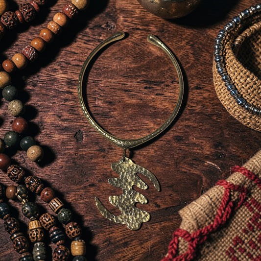 Divine Authority Brass Necklace