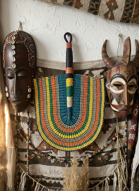 Woven African Fan – 55