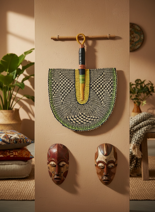 Woven African Fan – 48