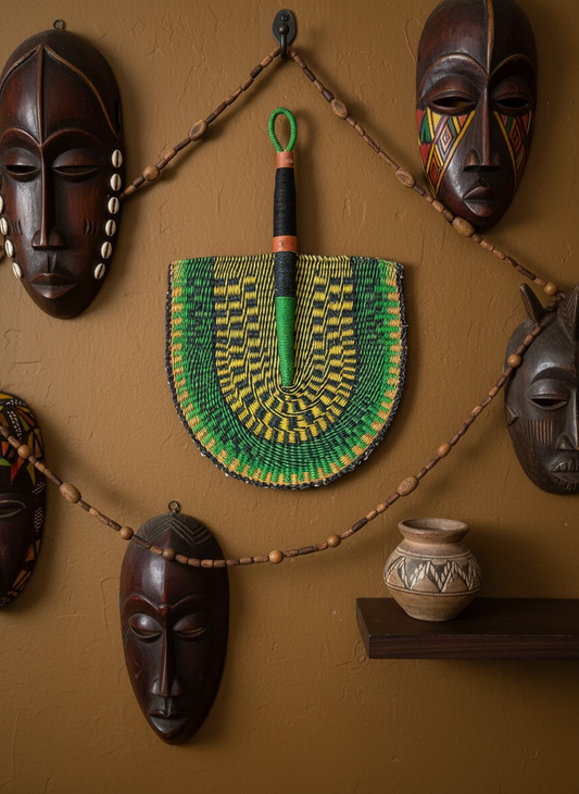 Woven African Fan – 47
