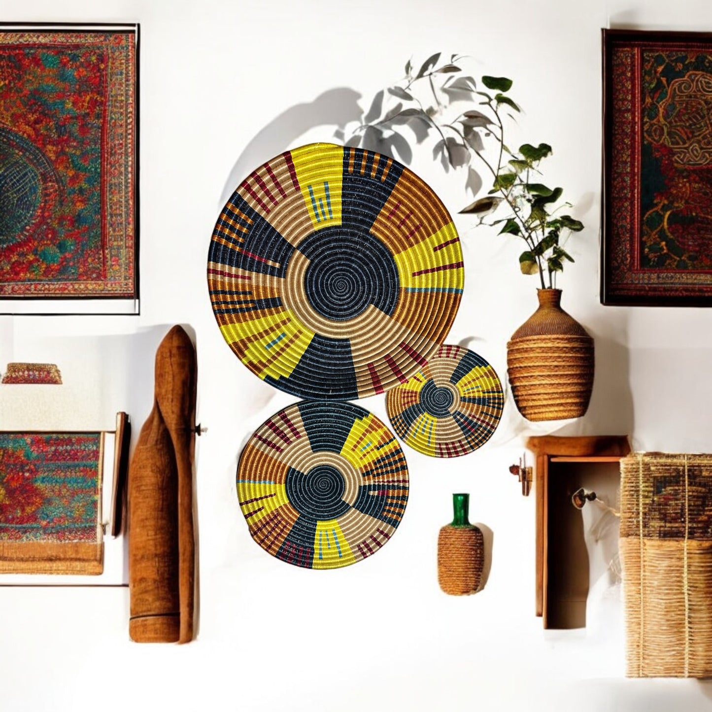 Golden Harmony Wall Mat