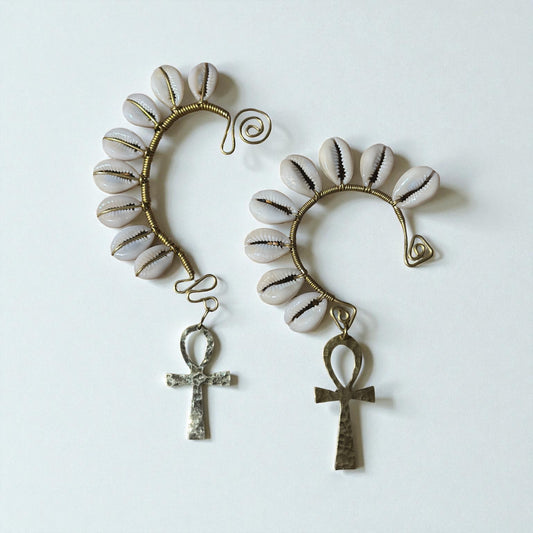 Ankh of Eternity Ear Cuff – Right Ear