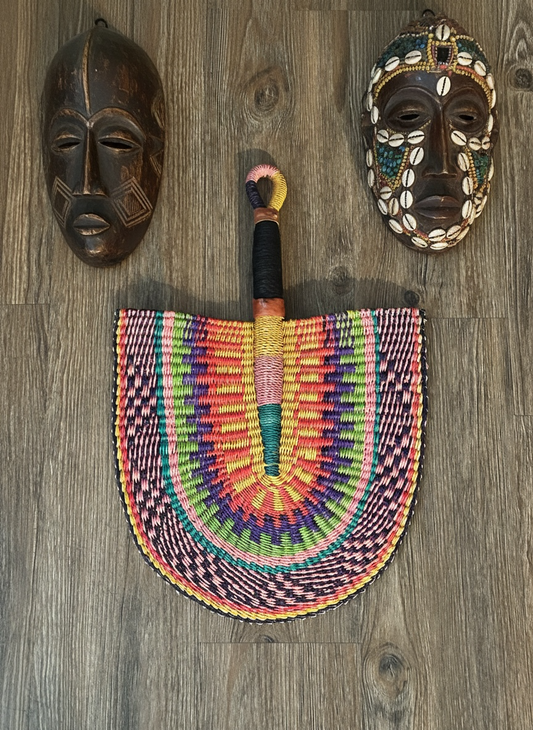 Woven African Fan – 05