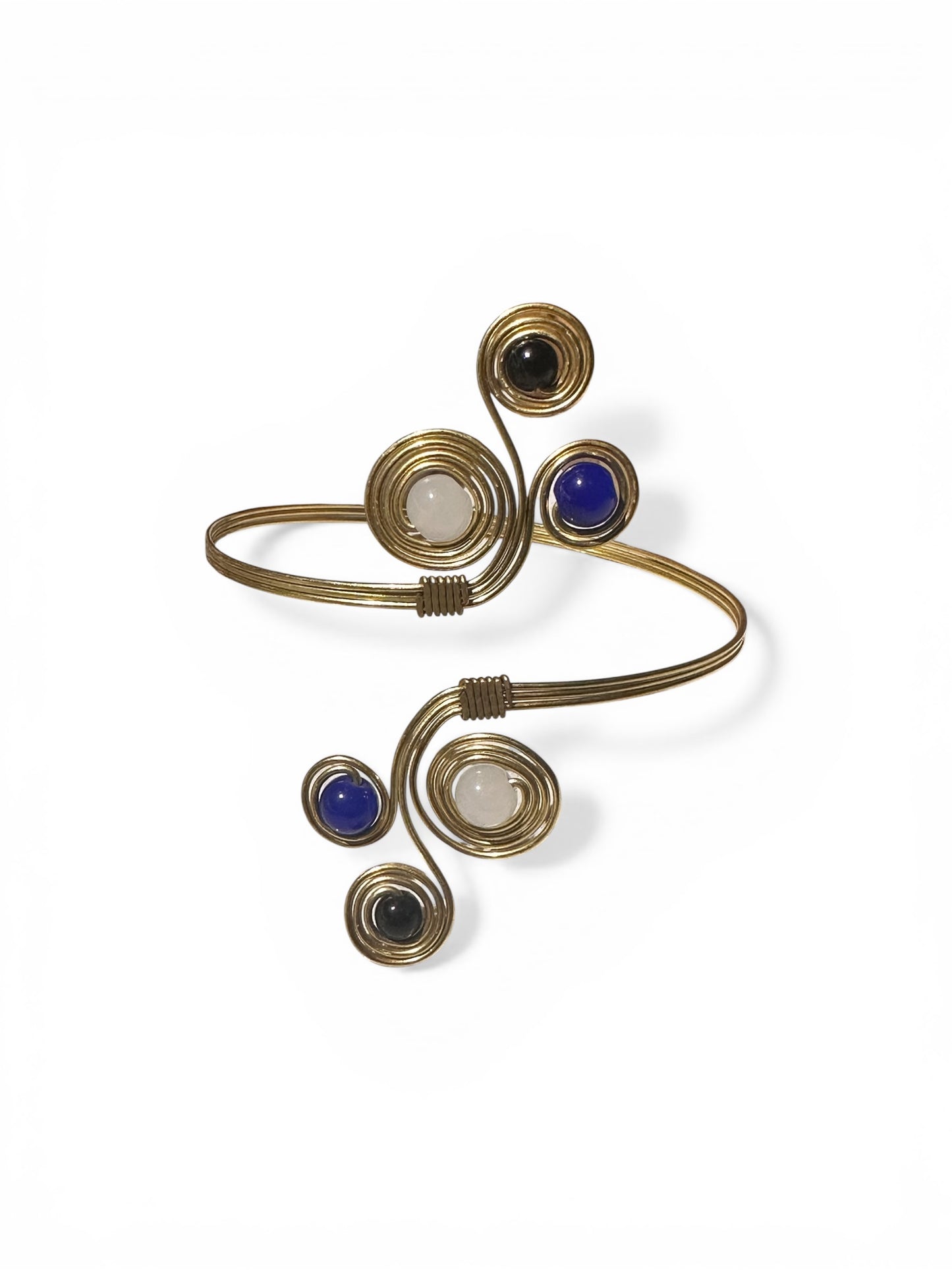AdornHer Royal Sapphire Flow Arm Cuff