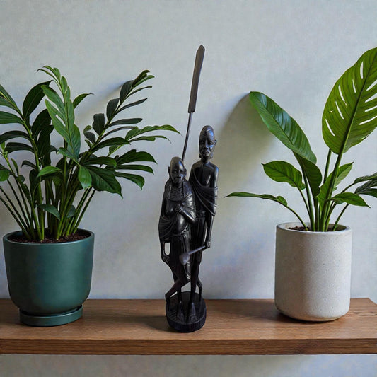 The Maasai Moran Protector Statue