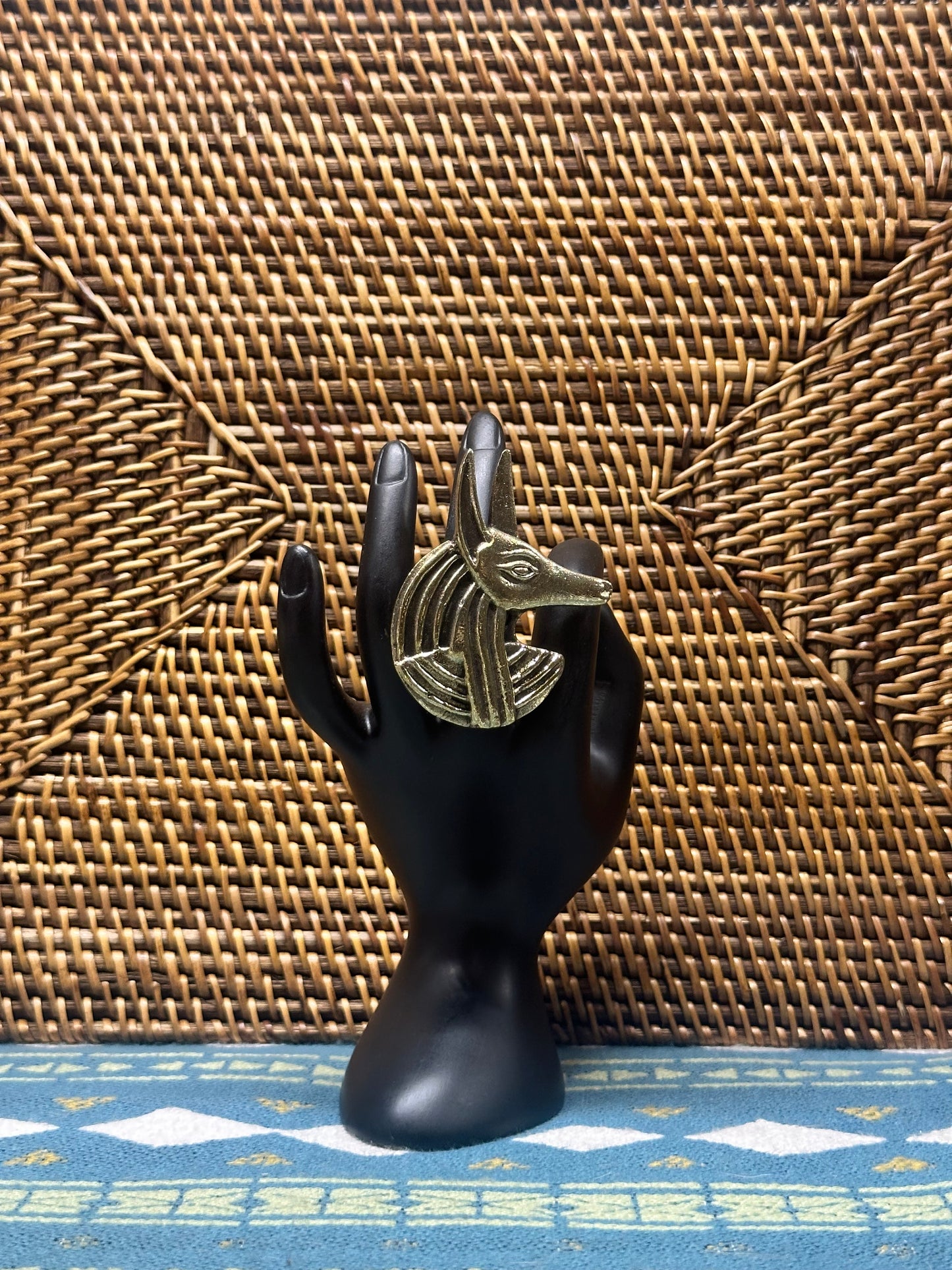 Anubis Brass Ring